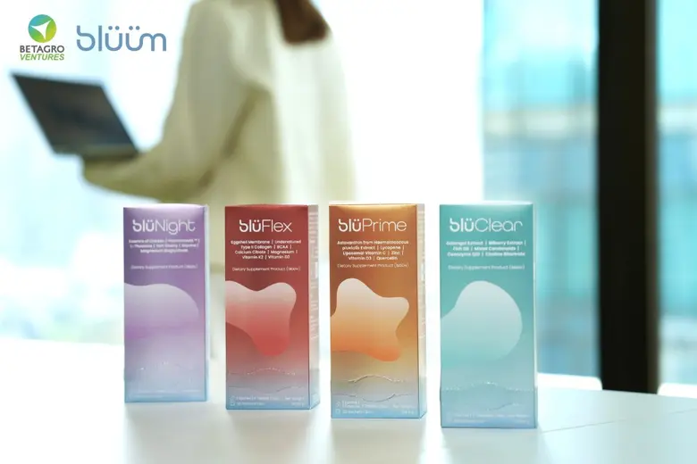 Betagro Ventures เปิดตัว 'bluum' แบรนด์อาหารเสริมวิตามินน้องใหม่ ชูนวัตกรรมโภชนาการ เพื่อลดความซับซ้อนในการดูแลสุขภาพ