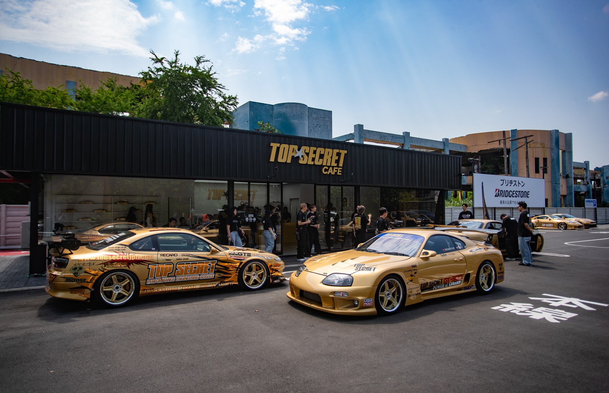 บริดจสโตนร่วมฉลอง Grand Opening "TOP SECRET THAILAND SHOP" แลนด์มาร์กใหม่ของสาวก JDM พร้อมยกทัพยาง BRIDGESTONE POTENZA ปลุก DNA ความสปอร์ตเต็มสมรรถนะ