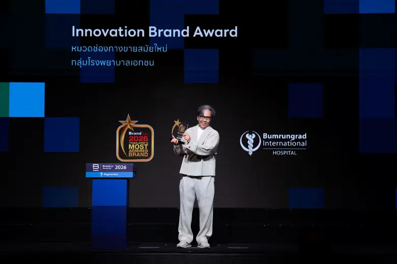โรงพยาบาลบำรุงราษฎร์ คว้า 3 รางวัล บนเวที 2026 Thailand's Most Admired Brand และ 2025-2026 Thailand's Most Admired Company จาก BrandAge