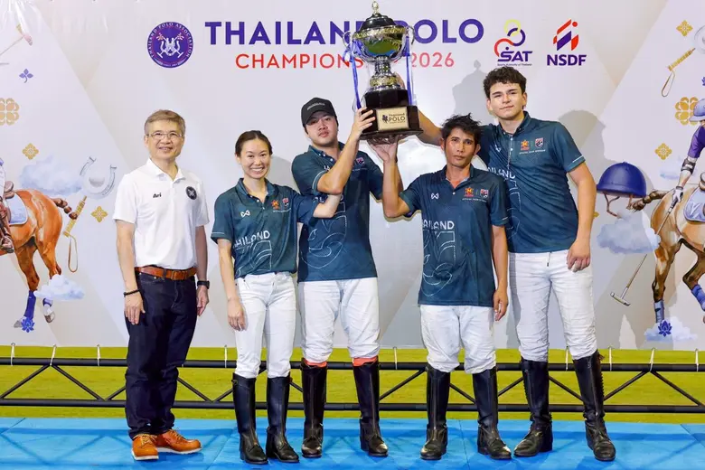 ทีมเอ็ม-150 คว้าแชมป์การแข่งขันกีฬาขี่ม้าโปโลชิงแชมป์ประเทศไทย "ไทยแลนด์ โปโล แชมเปี้ยนชิพ 2026"