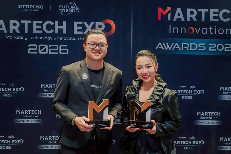 "ChocoCRM" คว้า 2 รางวัลระดับ Gold จากงาน "MarTech Innovation Awards 2026"