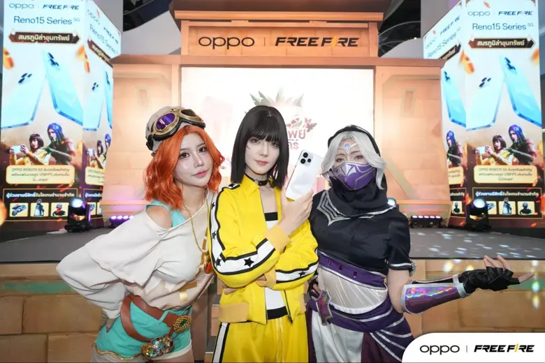 Free Fire จับมือ OPPO เปิดศึกล่าขุมทรัพย์! มอบประสบการณ์เกมมิ่งสุดเร้าใจในงาน "OPPO x Free Fire สมรภูมิล่าขุมทรัพย์"