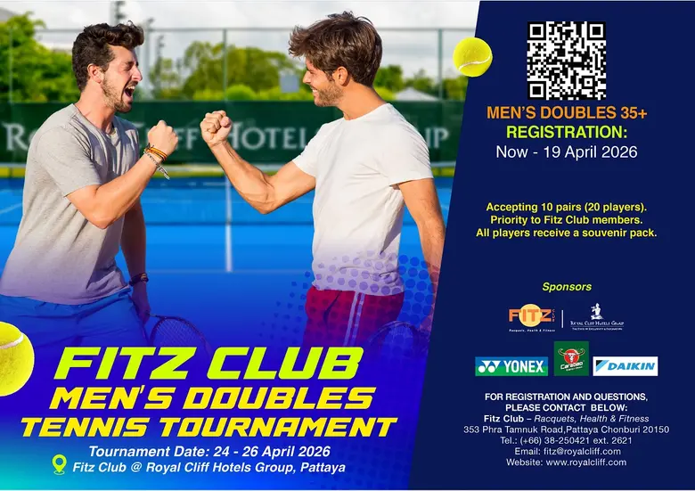 The Exciting Return of the Fitz Club Men's Doubles Tennis Tournament, 24 - 26 April 2026