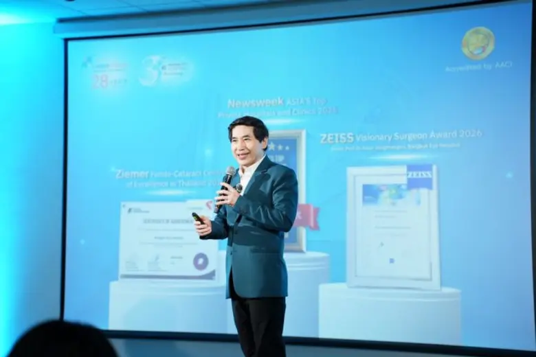 Bangkok Eye Hospital ฉลองปีที่ 3 เปิด 'Presbyopia Center' เจาะกลุ่มสูงวัย ชู 'AI ไร้ใบมีด' รุกนำเข้าเลนส์ Spiral AI แห่งแรกในไทย