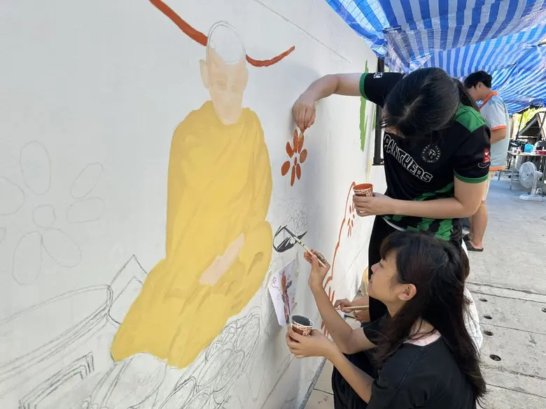 เบเยอร์แต้มสีเปลี่ยนเมือง! พลิกกำแพงบางขุนเทียนสู่แลนด์มาร์กใหม่ ดันโมเดล "สีสร้างเมือง"