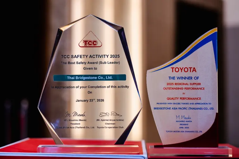 Bridgestone Wins Two Prestigious Quality and Safety Awards as a Trusted Partner of Toyota at the "2026 TMA Annual Supplier Conference"