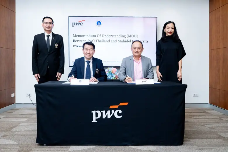 PwC Thailand and Mahidol University sign MoU to strengthen academic collaboration and develop future-ready talent