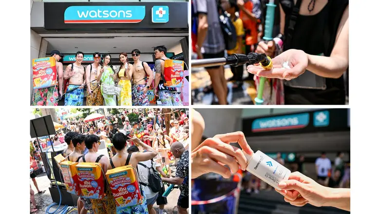 วัตสันชีเสิร์ฟกลางสีลม แจกกันแดดฟรี เพราะแดดเมษามันร้าย ต้องมีตัวช่วย