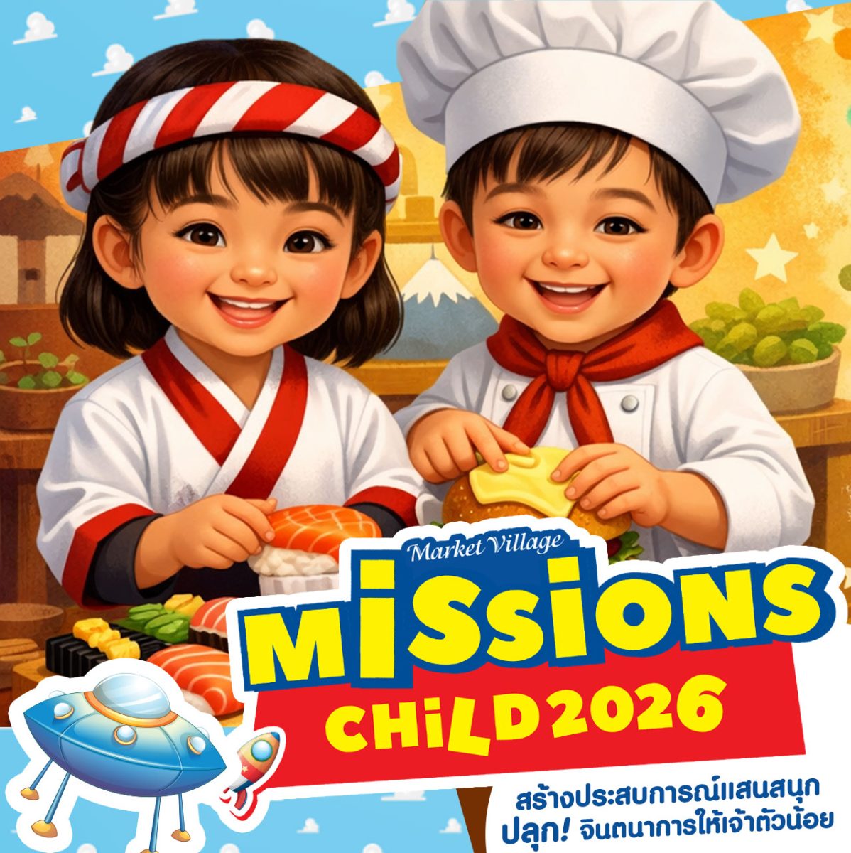 ภารกิจสนุกต้อนรับเปิดเทอมกลับมาแล้ว! กับ "MISSIONS CHILD 2026 "
