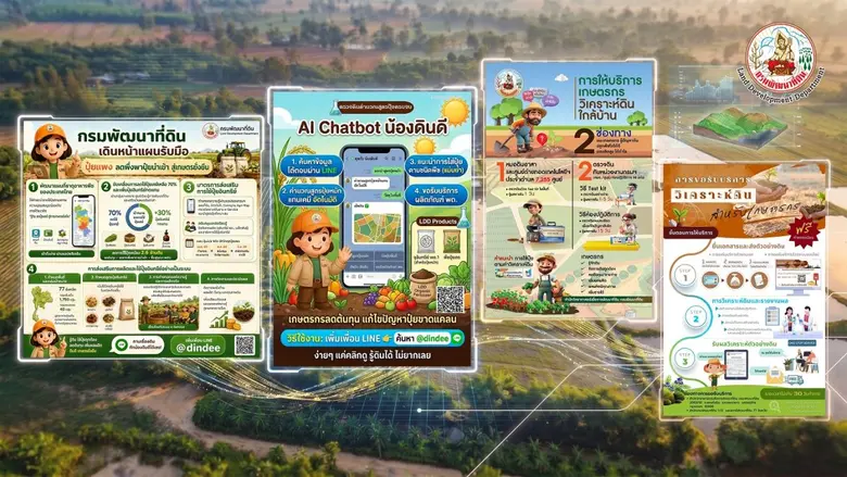 กรมพัฒนาที่ดิน ลุย 4 มาตรการเร่งด่วน ดันปุ๋ยอินทรีย์ ลดต้นทุนเกษตรกร สู้วิกฤตปุ๋ยแพง