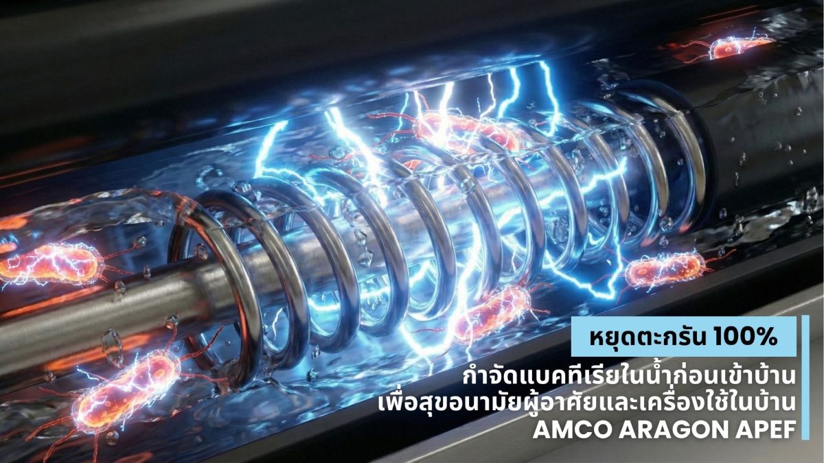 amco เปิดตัว "Aragon APEF" นวัตกรรมหยุดตะกรันอัจฉริยะ 100% ชูจุดเด่นการประหยัดพลังงานและคืนความอ่อนเยาว์ให้ผิวพรรณ ในงานสถาปนิก'69