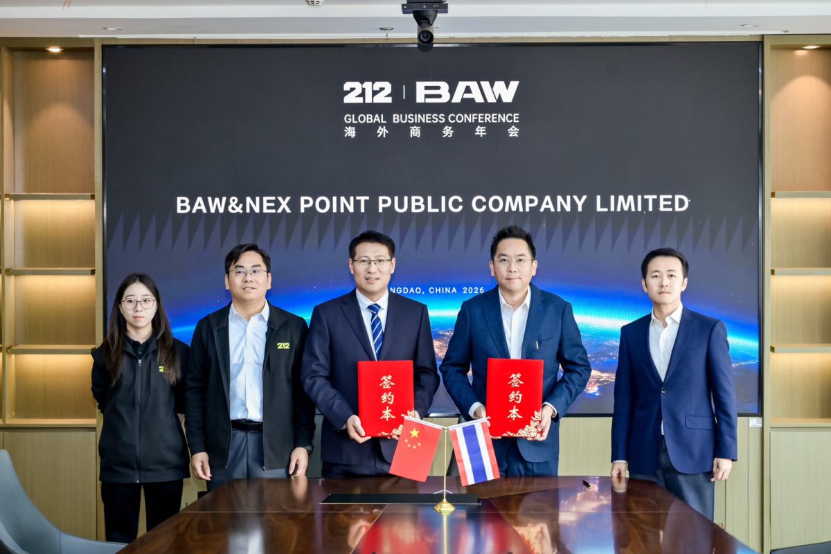 NEX เซ็น Exclusive Distributor กับ BAW คว้าสิทธิ์ เป็นผู้แทนจำหน่าย BAW M8 แต่เพียงผู้เดียวในประเทศไทย