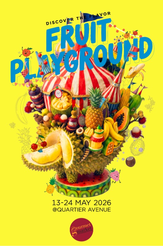 กูร์เมต์ มาร์เก็ต จัดเต็มทุเรียนเกรดพรีเมียมตลอด 12 วัน ในงาน FRUIT PLAYGROUND ระหว่างวันที่ 13 - 24 พฤษภาคม 2569 ที่ เอ็มควอเทียร์กูร์เมต์ มาร์เก็ต