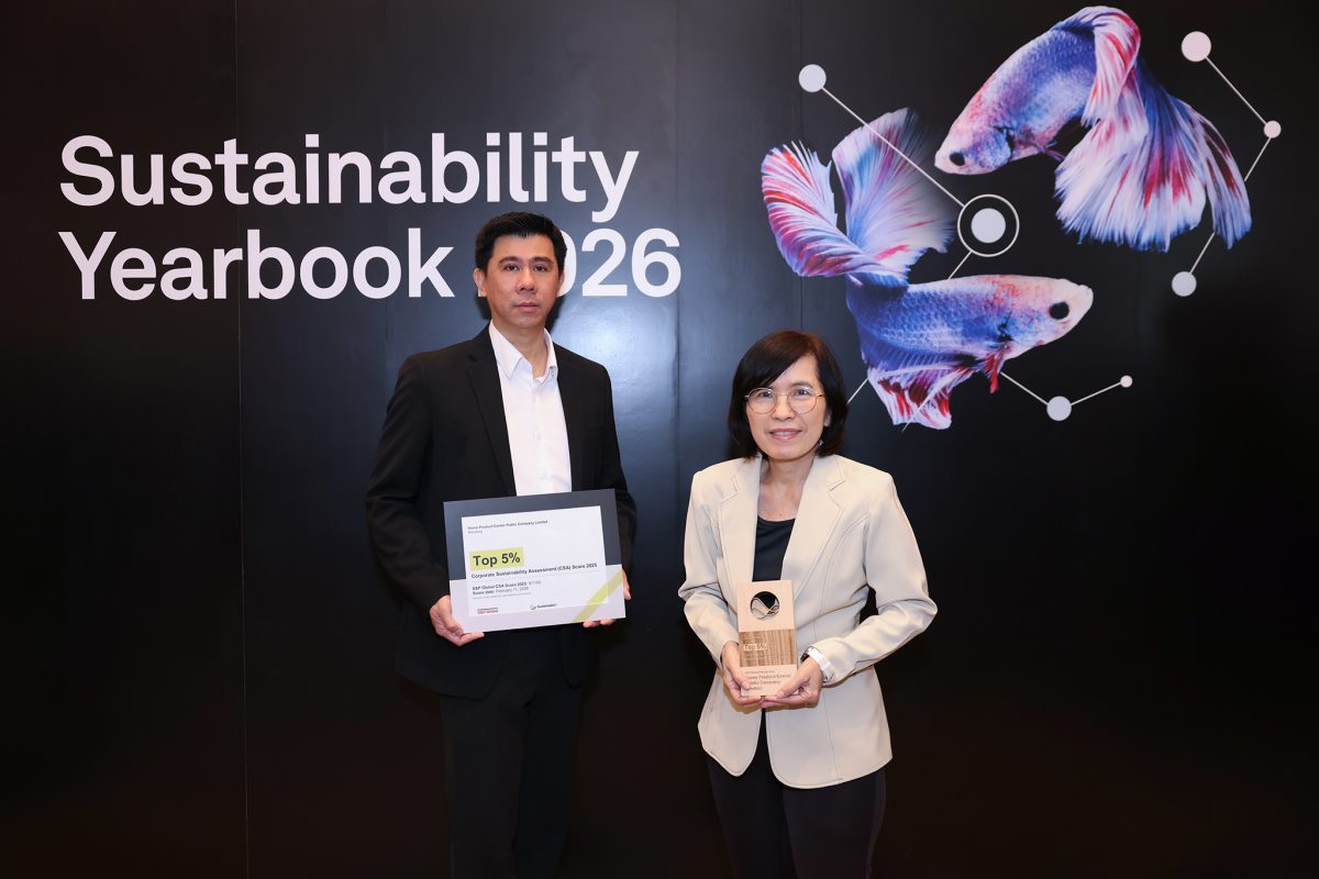 โฮมโปร คว้าอันดับ Top 5% โลก ด้านความยั่งยืนปี 2026 จาก S&amp;P Global ตอกย้ำผู้นำค้าปลีกสินค้าและบริการเรื่องบ้าน สู่มาตรฐาน ESG ระดับสากล ขับเคลื่อนองค์กรเติบโตอย่างยั่งยืน