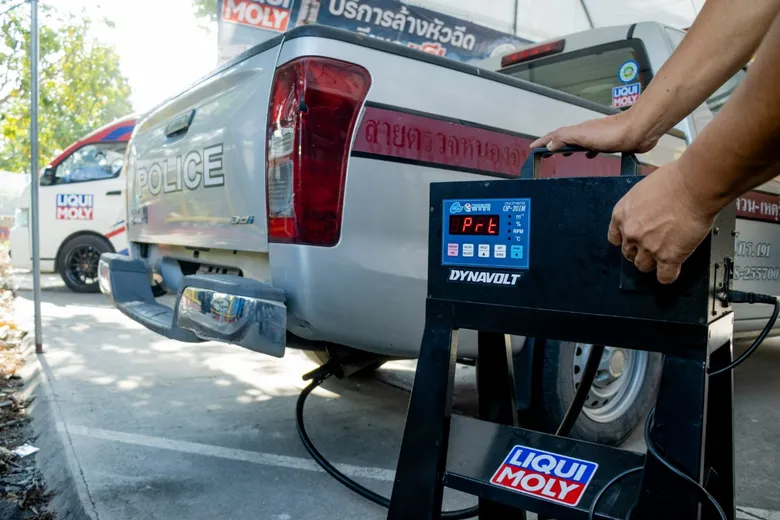 COCKPIT x LIQUI MOLY Launch "Love Your Car, Save Your World" with Free Injector Cleaning for Police Vehicles in Chonburi