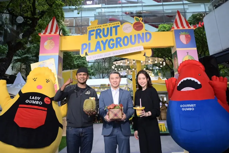 FRUIT PLAYGROUND Transforms a "Fruit Fair" into a Vibrant Urban Playground