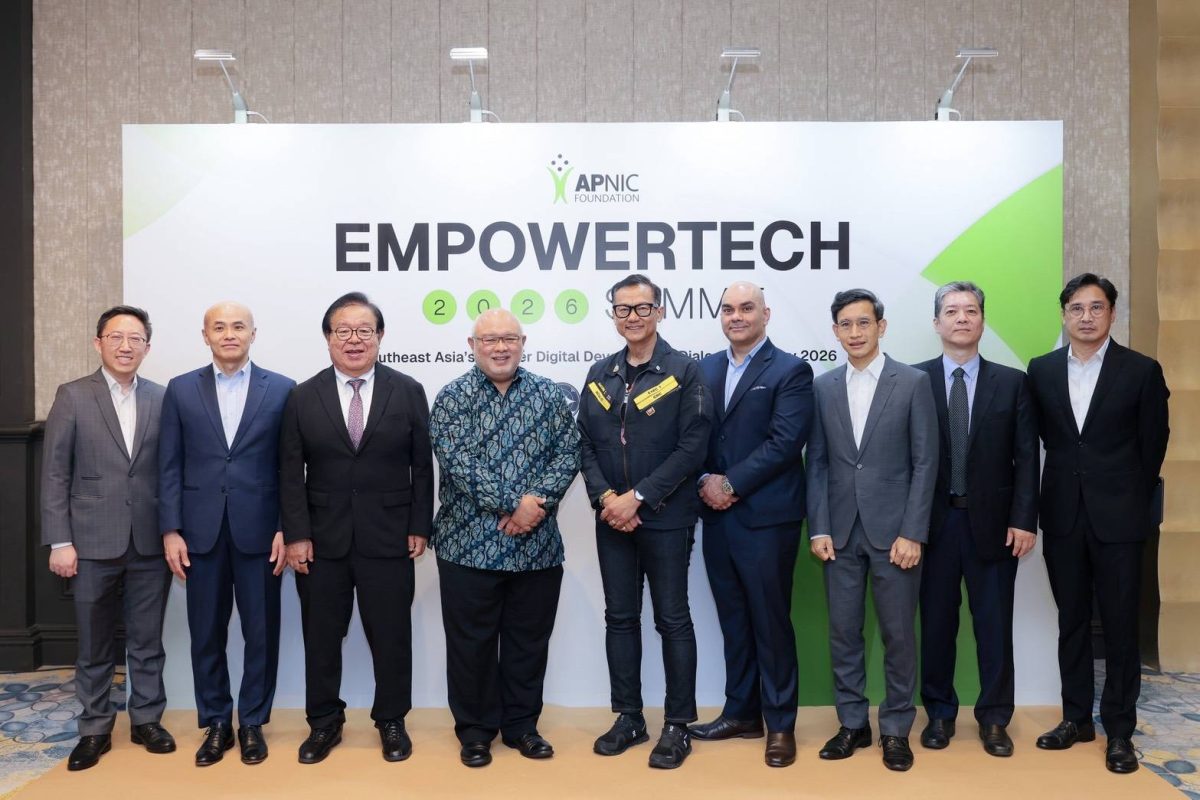 มูลนิธิ เอพีนิก (APNIC Foundation) นำทัพผนึกกำลังภูมิภาค จัด EmpowerTech Summit 2026 รวมผู้นำระดับภูมิภาค ร่วมกำหนดยุทธศาสตร์อนาคตดิจิทัลเอเชียตะวันออกเฉียงใต้