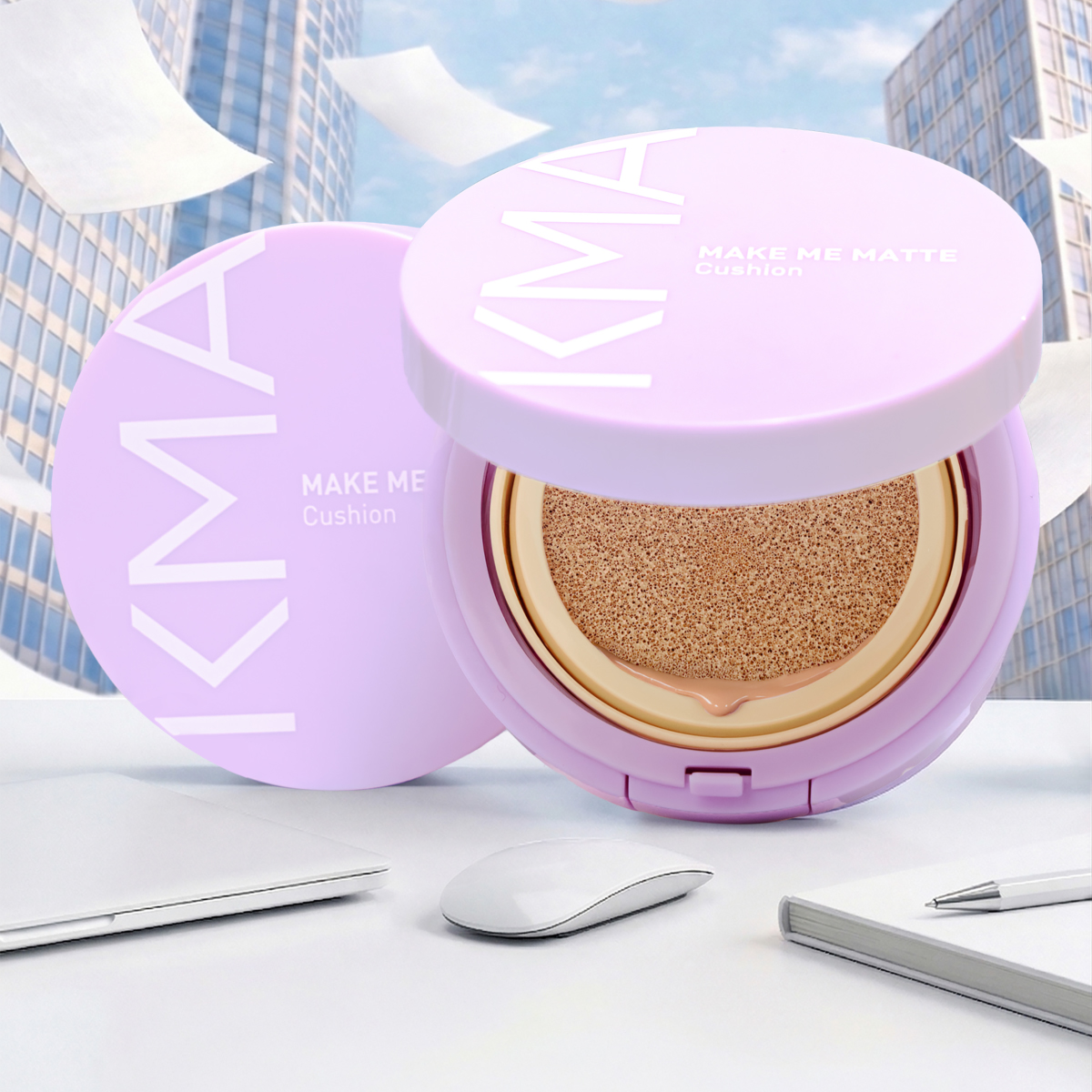 เผยผิวแมทท์ไม่เซ็ตแป้งกับ MAKE ME MATTE CUSHION ใหม่ล่าสุดจาก KMA