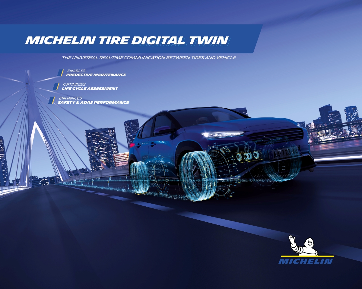 The Michelin universal tire digital twin: whispering words of wisdom to your vehicle to keep everyone safe on the road