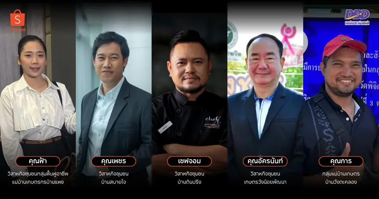 ปั้นพื้นที่เริ่มต้นธุรกิจออนไลน์ เจาะลึก 5 วิสาหกิจชุมชนไทย จากต้นน้ำ สู่ปลายน้ำ ผ่านการขยายตลาดทั่วไทยบน Shopee