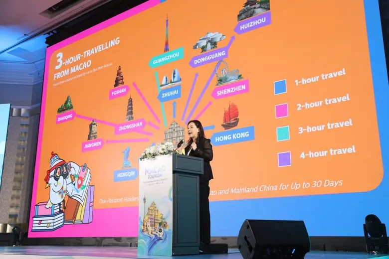 การท่องเที่ยวมาเก๊ารุกตลาดไทยเต็มรูปแบบ นักท่องเที่ยวไทยโตสวนกระแสเศรษฐกิจ เหตุนักเดินทางเปลี่ยนมาพฤติกรรม เที่ยวทริประยะใกล้แทน