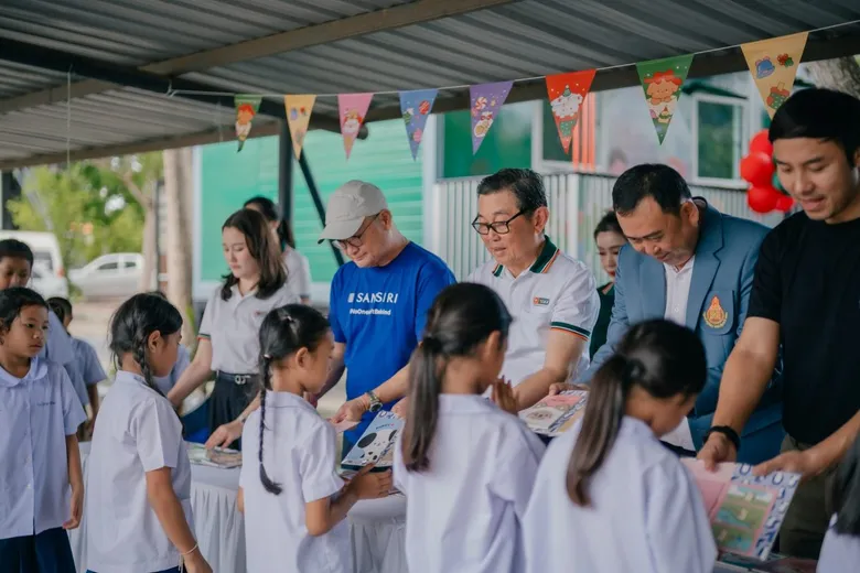 แสนสิริ ผนึก ฑีฆาก่อสร้าง และกลุ่มพันธมิตรลุยบิ๊กแคมเปญ "สร้าง ส่ง สุข" ต่อเนื่อง ปั้นโมเดล 'ระบบนิเวศการเรียนรู้ยั่งยืน' ยกระดับคุณภาพชีวิตเยาวชนไทย
