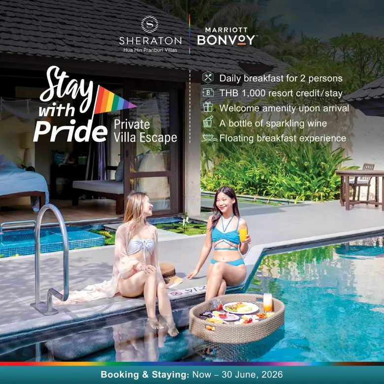Sheraton Hua Hin Pranburi Villas Celebrates Meaningful Connections with "Stay With Pride, Villa Escape"