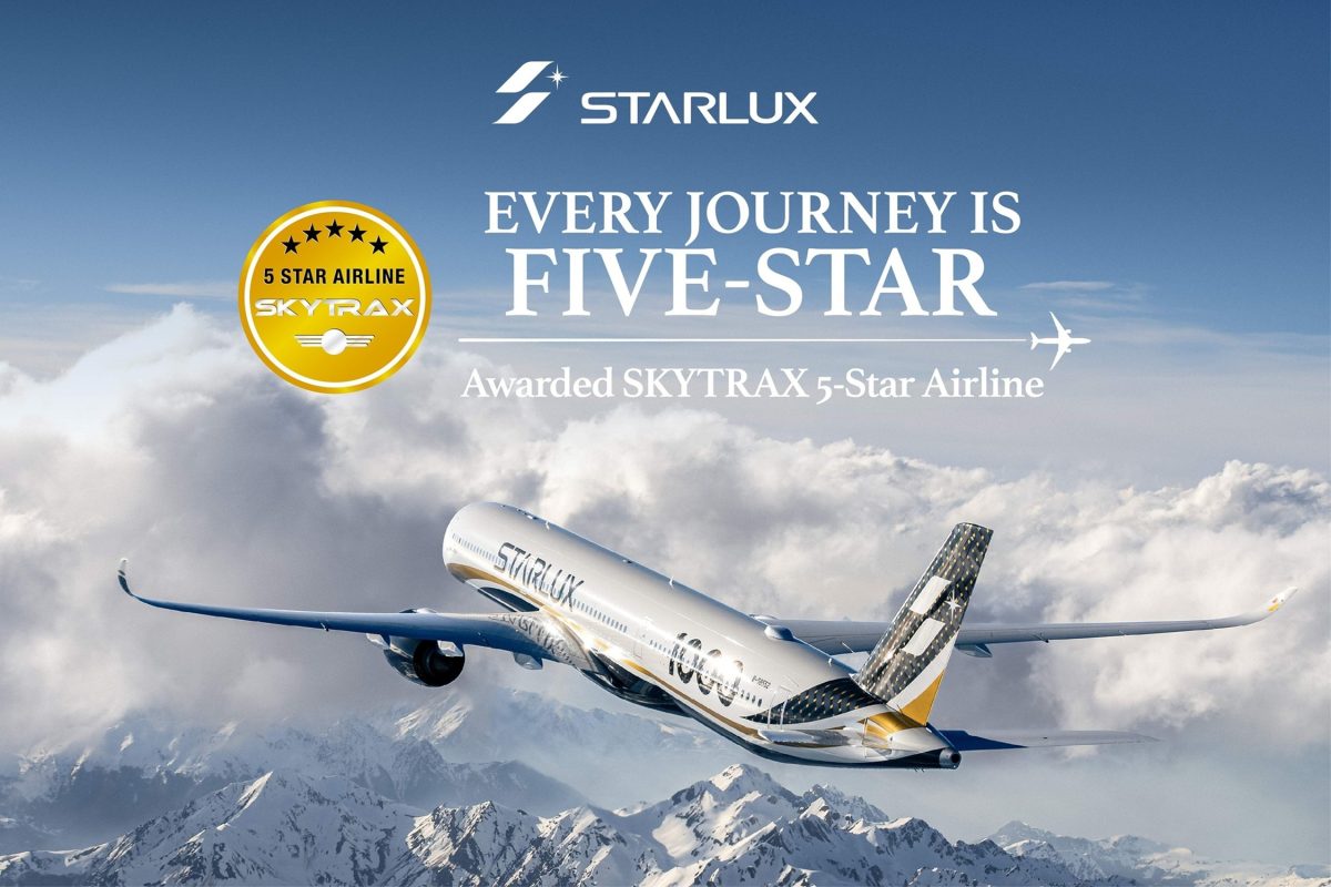 STARLUX Airlines ตอกย้ำมาตรฐานสายการบินระดับโลก คว้า SKYTRAX 5 ดาว 2 ปีซ้อน พร้อมเปิดเส้นทางใหม่ "ปราก"