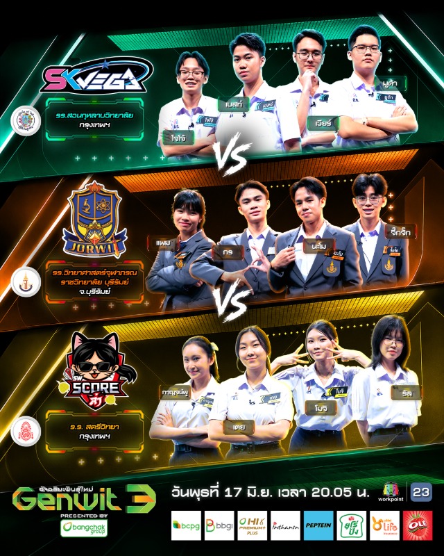 Genwit Season 3 เปิดศึกแมตช์แรก! แชมป์เก่าปะทะผู้ท้าชิง ลุ้นชัยชนะนัดเปิดสนาม