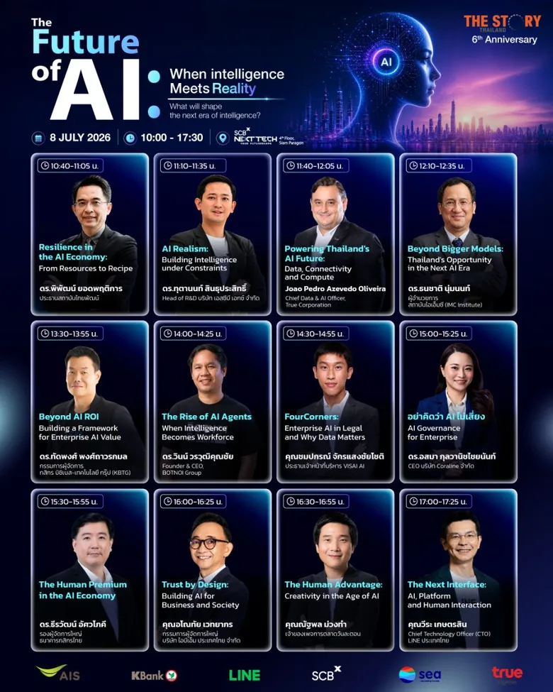 The Story Thailand Forum 2026 เปิดเวทีถก AI จากโครงสร้างพื้นฐานสู่อนาคตธุรกิจและสังคม