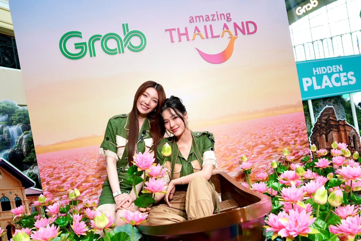 แกร็บ หนุน Fandom Tourism ดึง "หลิง-ออม" กระตุ้นท่องเที่ยวครึ่งปีหลัง