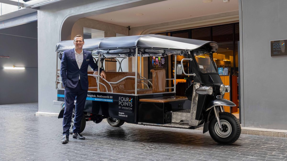FOUR POINTS BY SHERATON BANGKOK, SUKHUMVIT 22 LAUNCHES COMPLIMENTARY ELECTRIC TUK TUK SERVICE