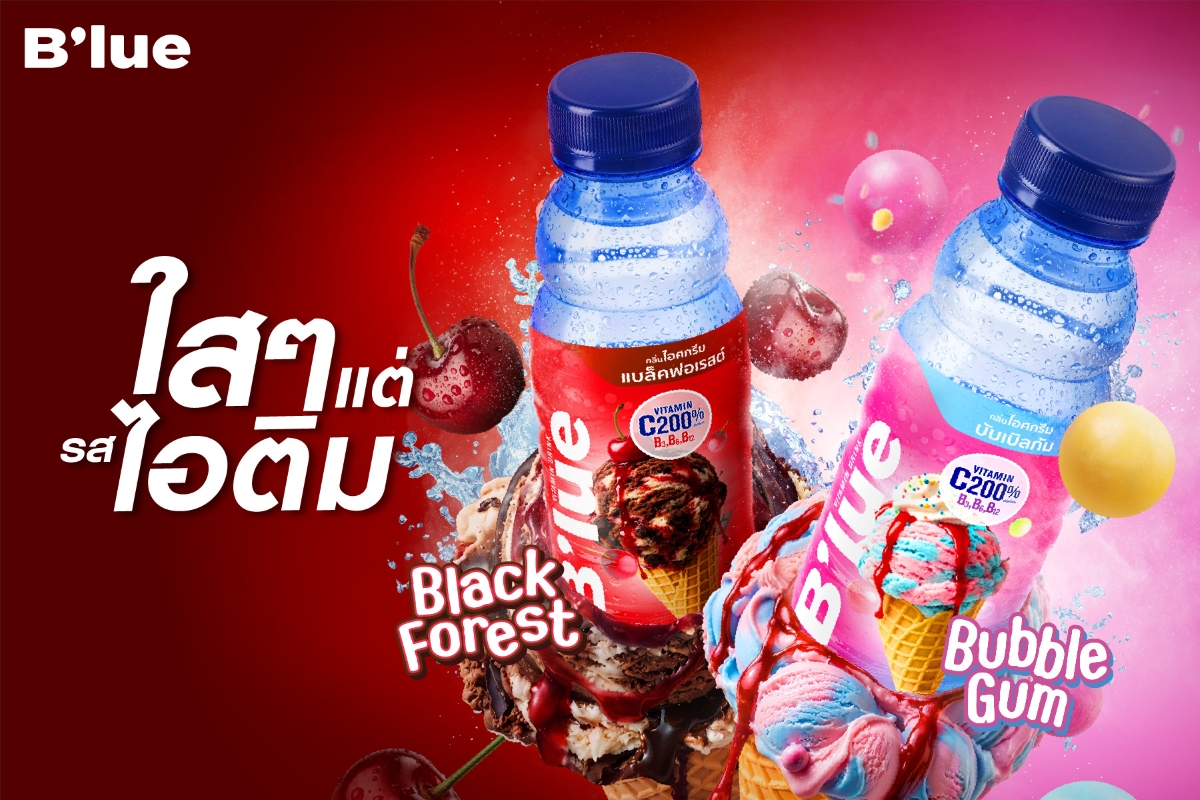 "SAPPE" ฉีกตลาด Water Plus ส่ง 'B'lue' นวัตกรรมน้ำใสกลิ่นไอศกรีมเจ้าแรกในไทย