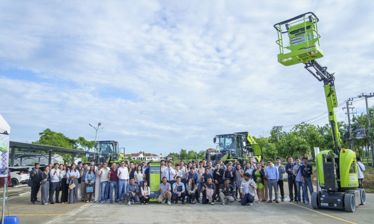 ซูมไลออน เปิดเกมรุกตลาดไทย จัดงาน "ZOOMLION GREEN POWER LAUNCH 2026" ดันเครื่องจักรไฟฟ้าสู่ภาคก่อสร้าง