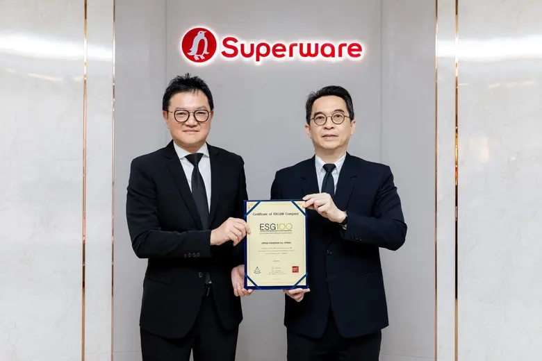 ศรีไทยซุปเปอร์แวร์ ติดทำเนียบบริษัทกลุ่ม ESG100 เป็นปีที่ห้า