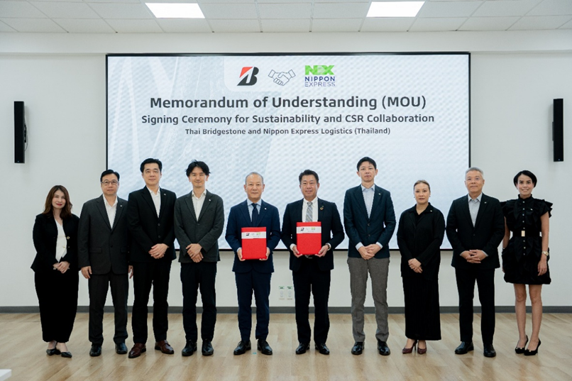 Thai Bridgestone Joins Forces in MOU Signing Ceremony with Nippon Express Logistics (Thailand) to Drive Sustainability across the Value Chain