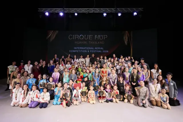 Cirque Hup Hua Hin 2026 รวมนักกายกรรมจาก 14 ประเทศ สร้างประวัติศาสตร์ใหม่ของ Aerial arts ไทย สู่เวทีที่ยิ่งใหญ่ที่สุดในภูมิภาค