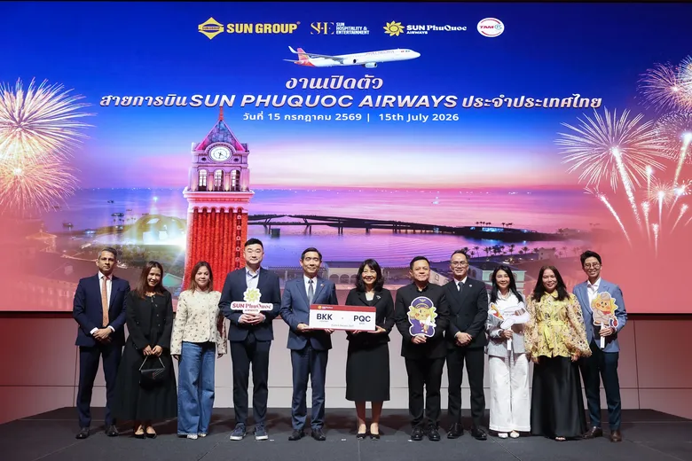 Sun PhuQuoc Airways รุกตลาดในประเทศไทย เปิดตัวประสบการณ์การเดินทางและบริการ พร้อมเปิดเส้นทางบินตรงใหม่ กรุงเทพฯ - ฟูก๊วก