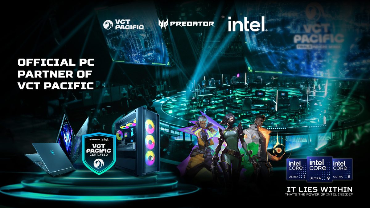 Predator x Intel ชวนแฟน VALORANT ไทย ลุ้นบินสู่ปูซาน เชียร์ศึก VCT Pacific Finals Busan ประเทศเกาหลีใต้ แบบติดขอบสนาม พร้อมกิจกรรมสุดพิเศษตลอดทัวร์นาเมนต์
