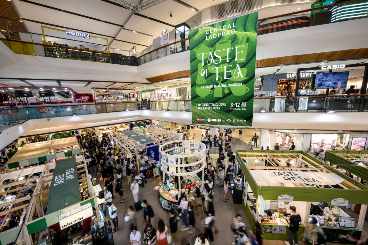 "TASTE OF TEA 2026" รวมที่สุดของชา มัทฉะ เบเกอรี่ และอุปกรณ์ชงชากว่า 80 แบรนด์ดัง ทั้งไทยและต่างประเทศ 6-12 สิงหาคม 2569 ที่ศูนย์การค้าเซ็นทรัล ลาดพร้าว
