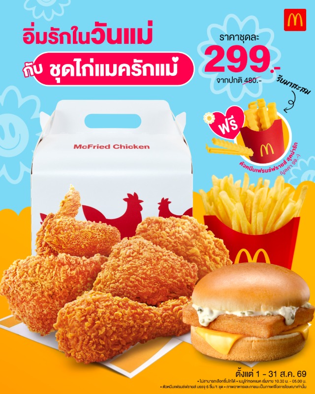 แมคโดนัลด์ ตอกย้ำพลังแห่งรอยยิ้ม ผ่านแคมเปญ 'McDonald's Touch of Smile' สนับสนุนให้ทุกคนได้มีโอกาสสัมผัสความสุขผ่านรอยยิ้ม