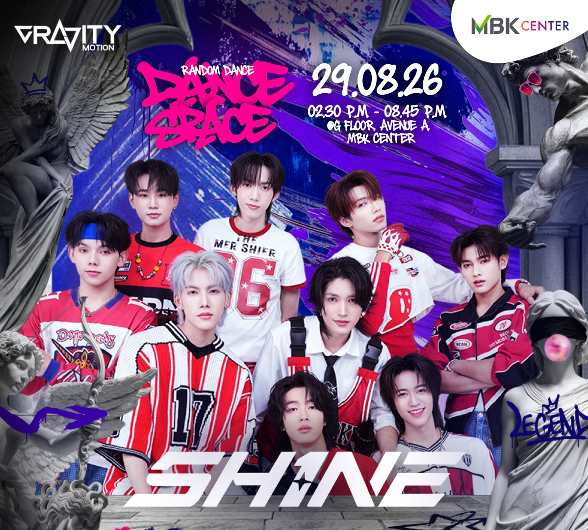 เอ็ม บี เค เซ็นเตอร์ สร้างสรรค์พื้นที่เป็นจุดนัดพบของสายแดนซ์ใน MBK x Dance Space เต้นให้สุด สนุกไปด้วยกันกับกิจกรรม Random Dance และศิลปินสุดฮอตที่จะมาร่วมสร้างสีสัน