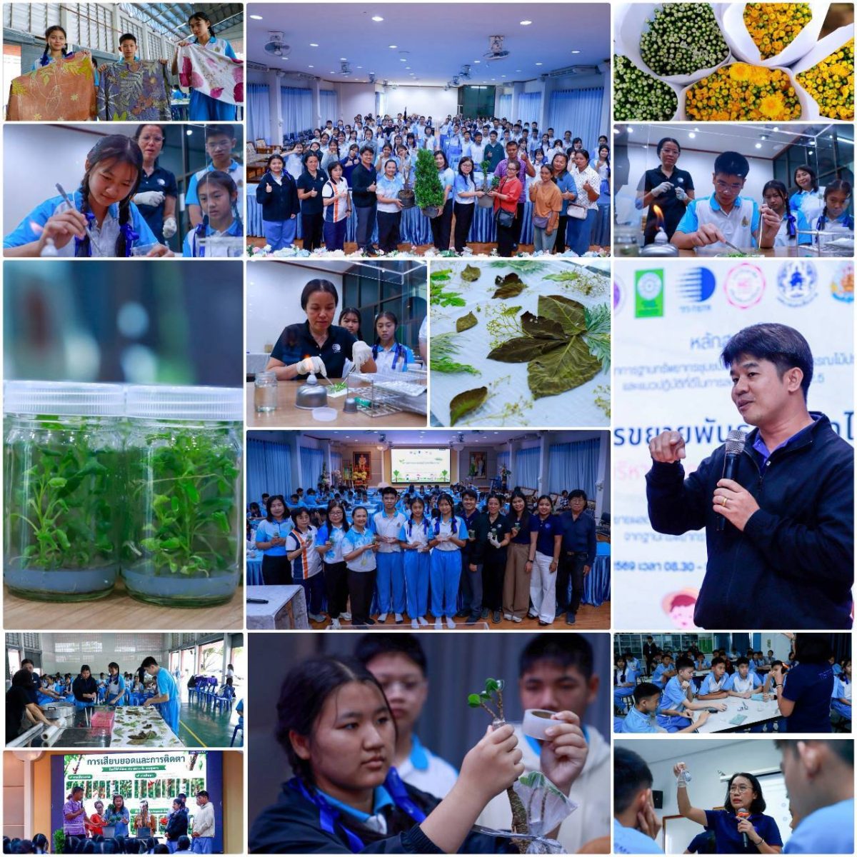วว. ขยายผลต้นแบบพืชลดฝุ่น PM 2.5 จุดพลังเยาวชนเชียงราย สร้างสรรค์งานวิจัยเพื่อสิ่งแวดล้อมยั่งยืน