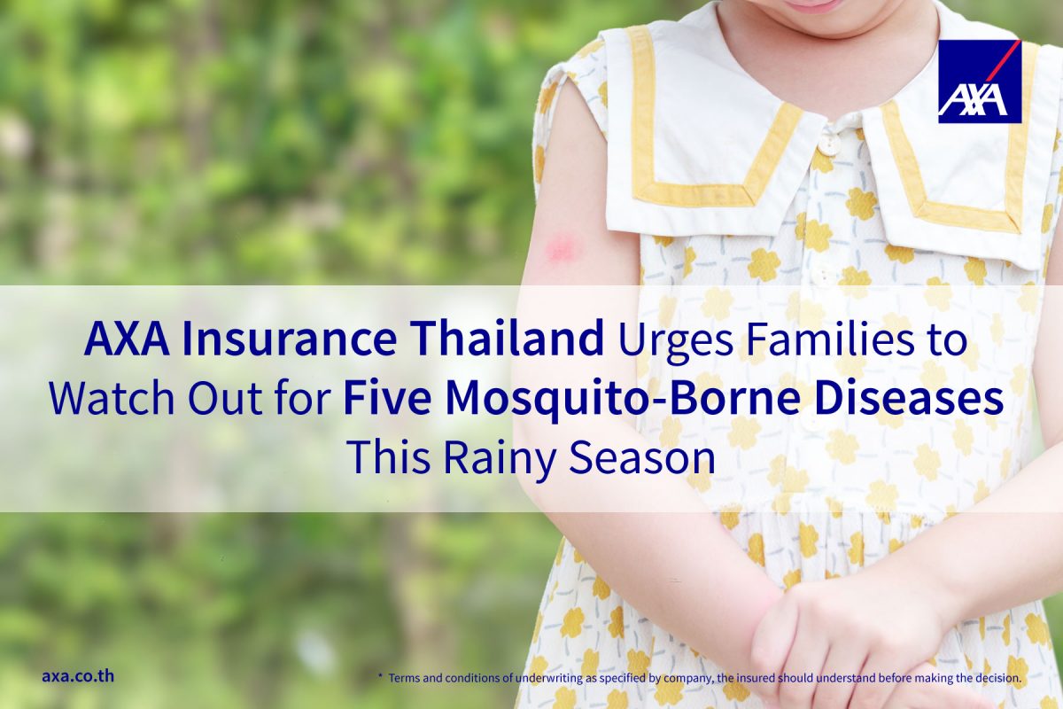 AXA Insurance Thailand Urges Families to Watch Out for Five Mosquito-Borne Diseases This Rainy Season