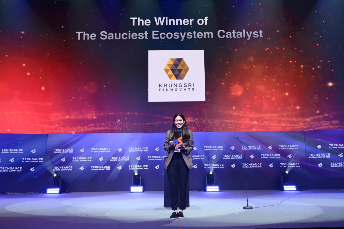 Krungsri Finnovate คว้ารางวัล "The Sauciest Ecosystem Catalyst" จาก Techsauce Awards 2026 เดินหน้าขับเคลื่อน Startup Ecosystem ไทย