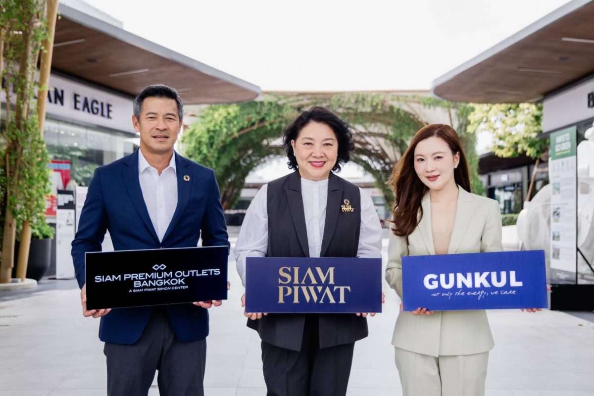 Siam Piwat Simon and GUNKUL Advance 'Solar + Battery' Model Transforming Siam Premium Outlets Bangkok into Thailand's First Fully Renewable-Powered Premium Outlet, Setting a New Benchmark for Green Retail