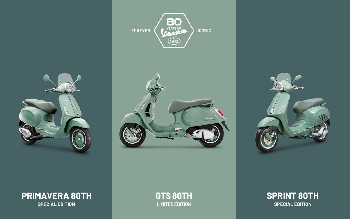 เวสป้าฉลองครบรอบ 80 ปีครั้งยิ่งใหญ่! เปิดตัว VESPA 80TH คอลเลกชันสุดพิเศษ บน 3 รุ่นสุดฮิต ที่มาทั้ง Limited Edition และ Special Edition