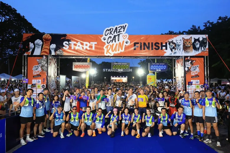 "Crazy Cat Run 2026" นักวิ่งร่วมงานคึกคัก เดิน-วิ่ง ส่งต่อโอกาสเพื่อแมวจร
