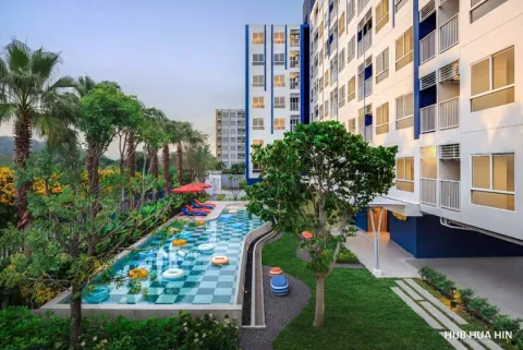 แสนสิริเปิดโฉม "HUB Hua Hin" คอนโดฯ แต่งครบพร้อมอยู่ราคาเริ่ม 1.19 ล้านบาท* เปิดตึกจริงครั้งแรก! พร้อมเปิดจอง 12-13 ก.ย.นี้