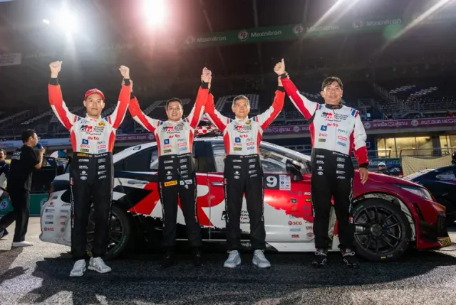 TOYOTA GAZOO Racing Thailand ฝ่าศึกเอ็นดูรานซ์ 10 ชั่วโมง ครองแชมป์ ถ้วยพระราชทานฯครั้งที่ 6